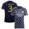 Camiseta de fútbol Real Madrid E. Militao 3 Segunda Equipación 23-24 - Hombre